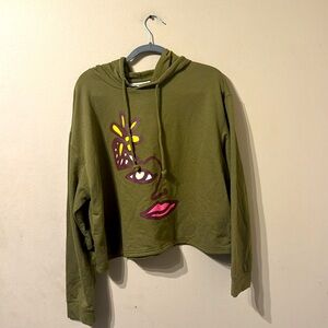 Plus Size Target #TakePride Green Cropped Hoodie xxl LGBTQ+ Pride See Photos